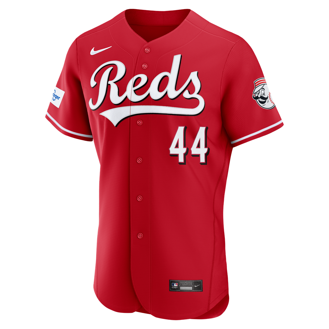 Elly De La Cruz Cincinnati Reds Alternate Authentic Sponsor Patch Jersey - Red