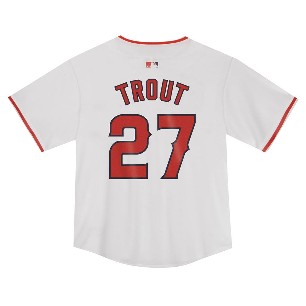Mike Trout Los Angeles Angels Toddler Game Jersey - White
