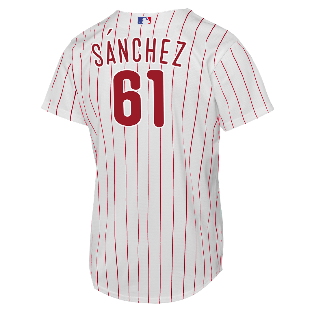 Cristopher Sánchez Philadelphia Phillies Youth Home Replica Jersey - White