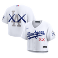 Los Angeles Dodgers x KAWS Women's Cropped Replica Jersey - White