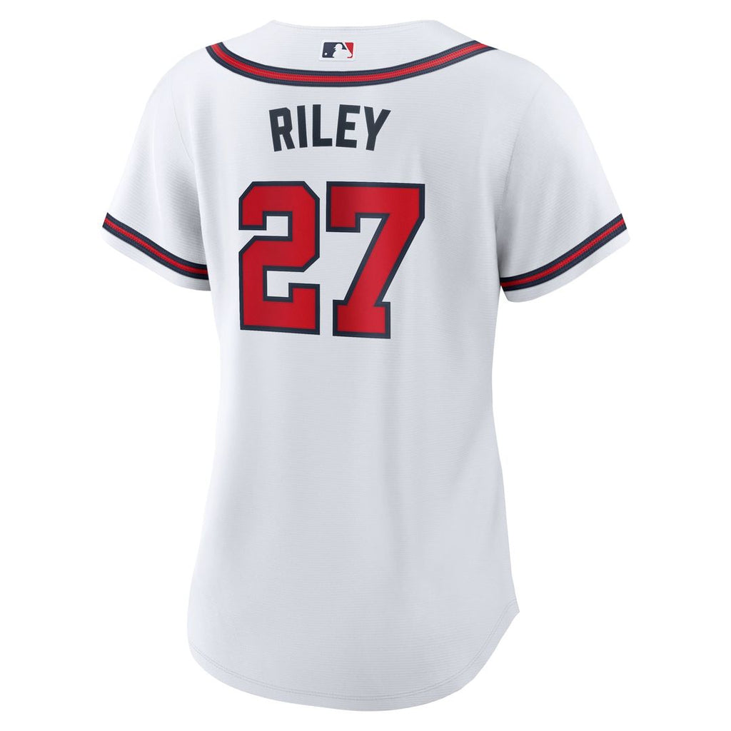 Austin Riley Atlanta Braves Women's Home Replica Jersey - White