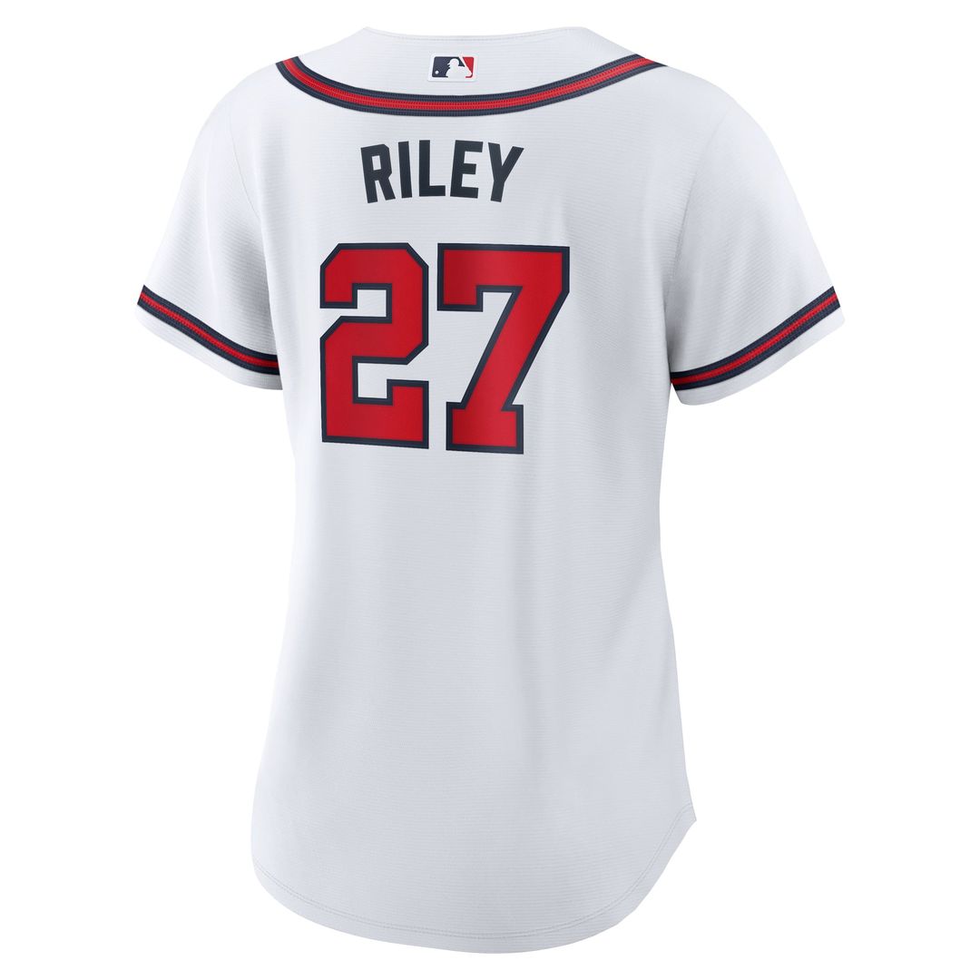 Austin Riley Atlanta Braves Women's Home Replica Jersey - White