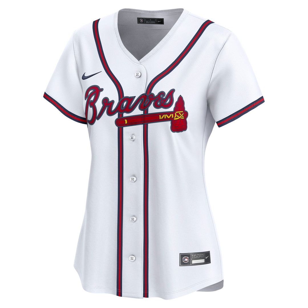 Atlanta Braves Women's Home Limited Jersey - White