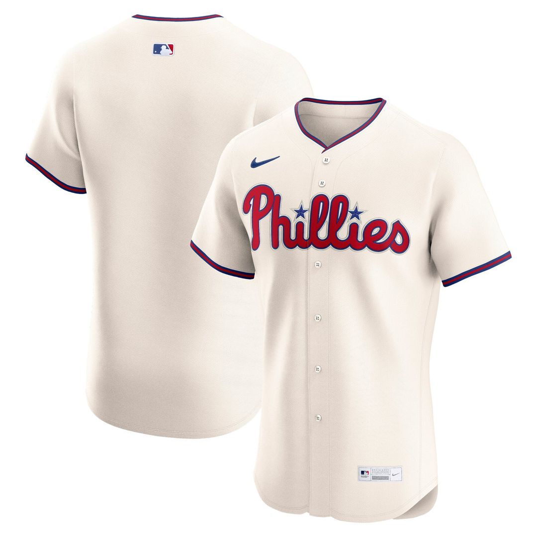 Philadelphia Phillies Home Elite Jersey - White