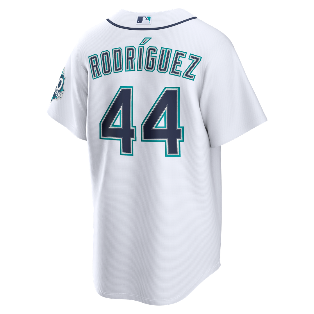 Julio Rodríguez Seattle Mariners Home Stadium 50th Season Patch Jersey - White