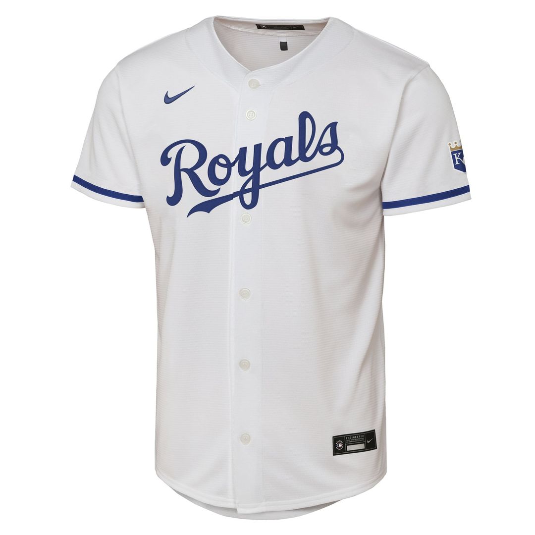 Kansas City Royals Youth Home Stadium Jersey - White