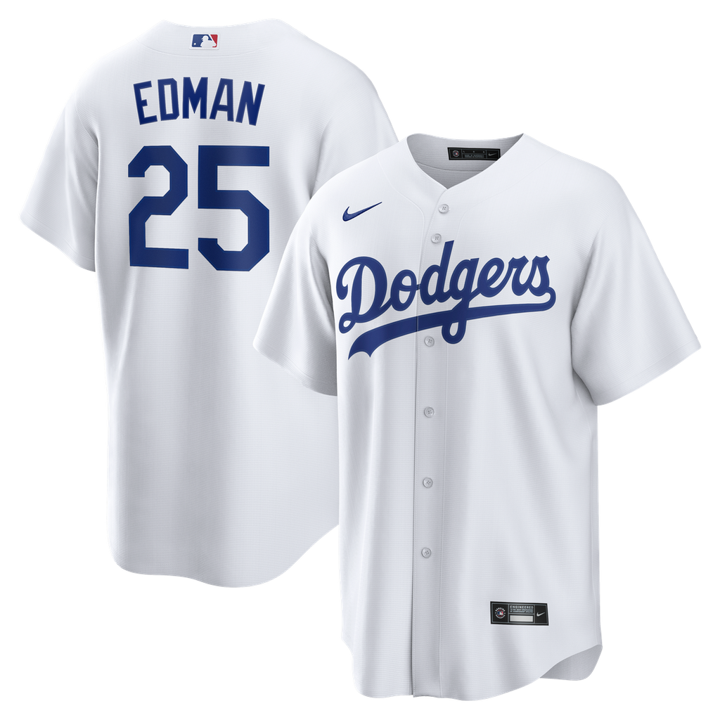 Tommy Edman Los Angeles Dodgers Home Replica Jersey - White