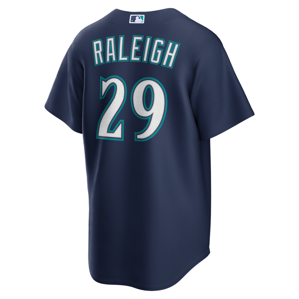 Cal Raleigh Seattle Mariners Alternate Replica Jersey - Teal