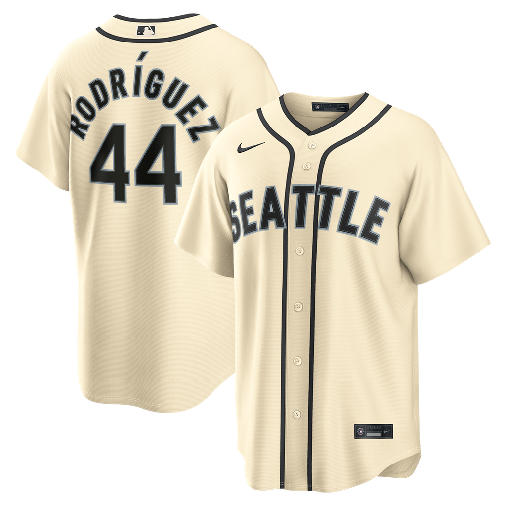 Julio Rodríguez Seattle Mariners Alternate Replica Jersey - Cream