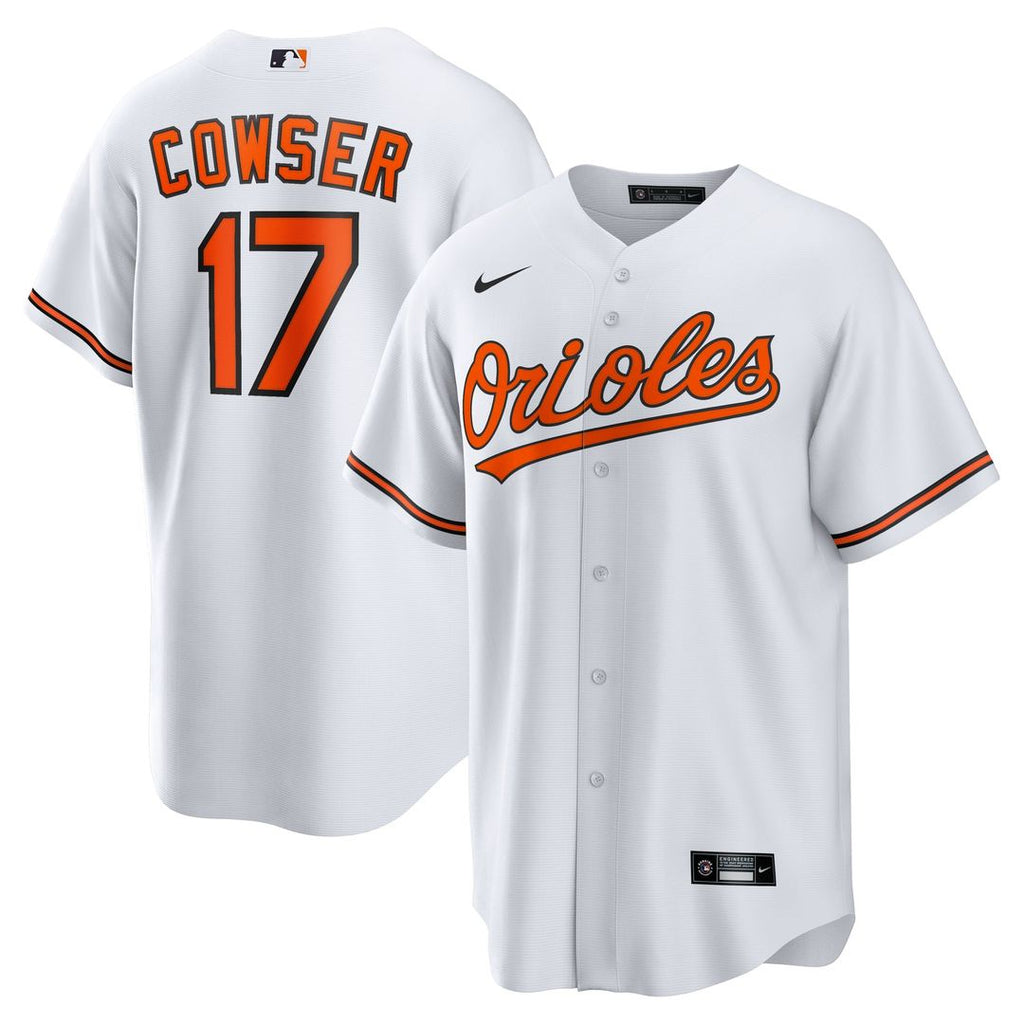 Colton Cowser Baltimore Orioles Home Replica Jersey - White