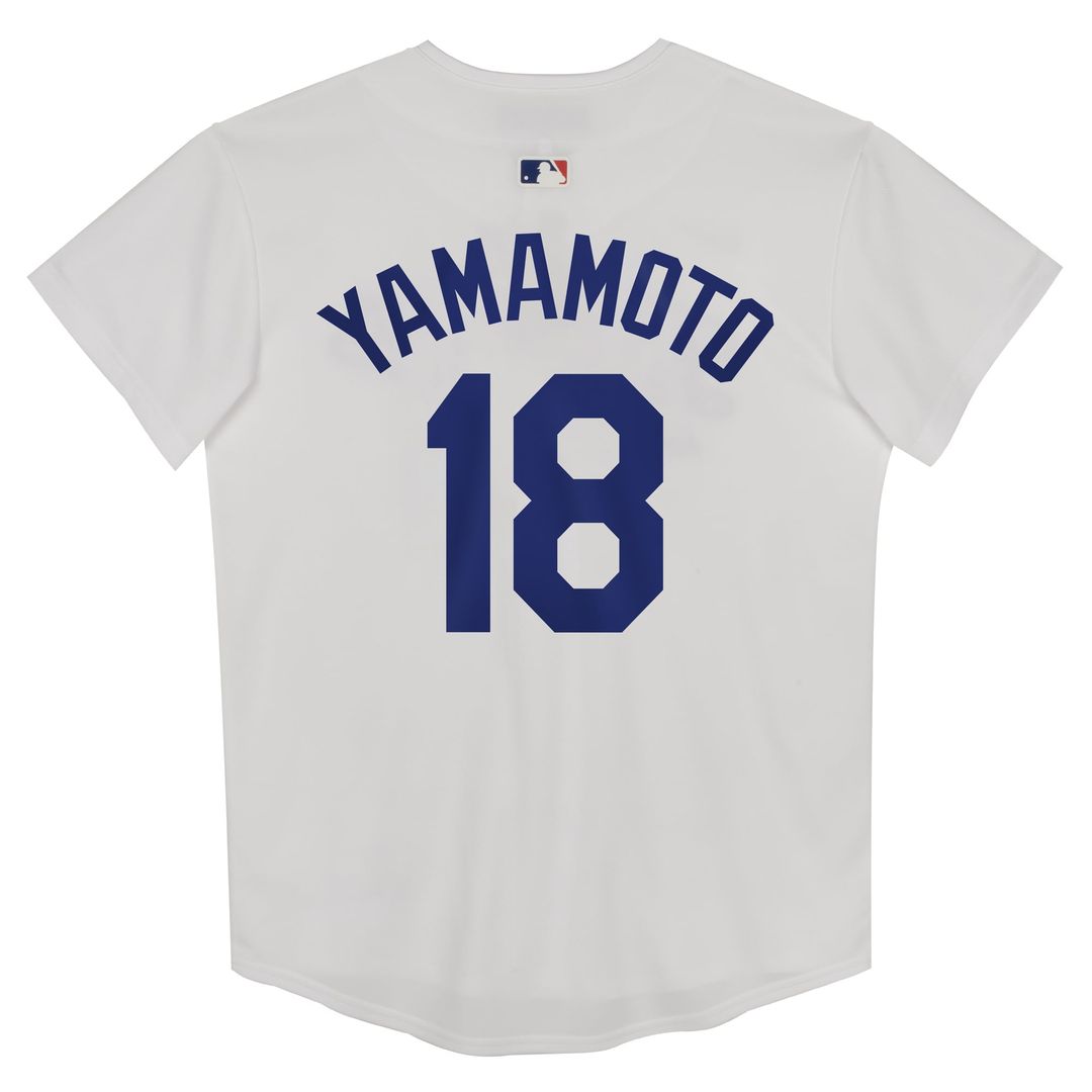 Yoshinobu Yamamoto Los Angeles Dodgers Preschool Home Game Jersey - White