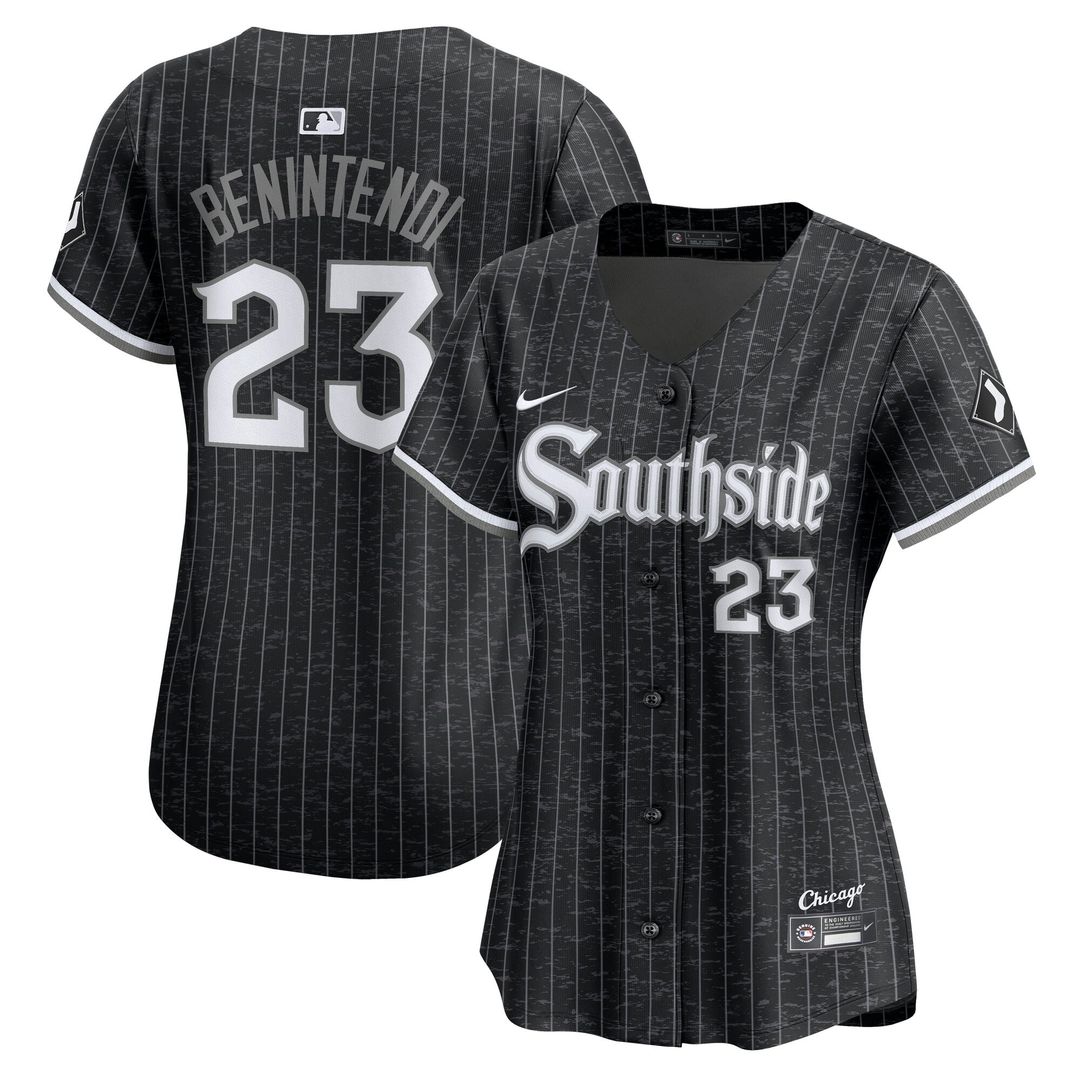 Andrew Benintendi Chicago White Sox Women's City Connect Limited Jersey - Black