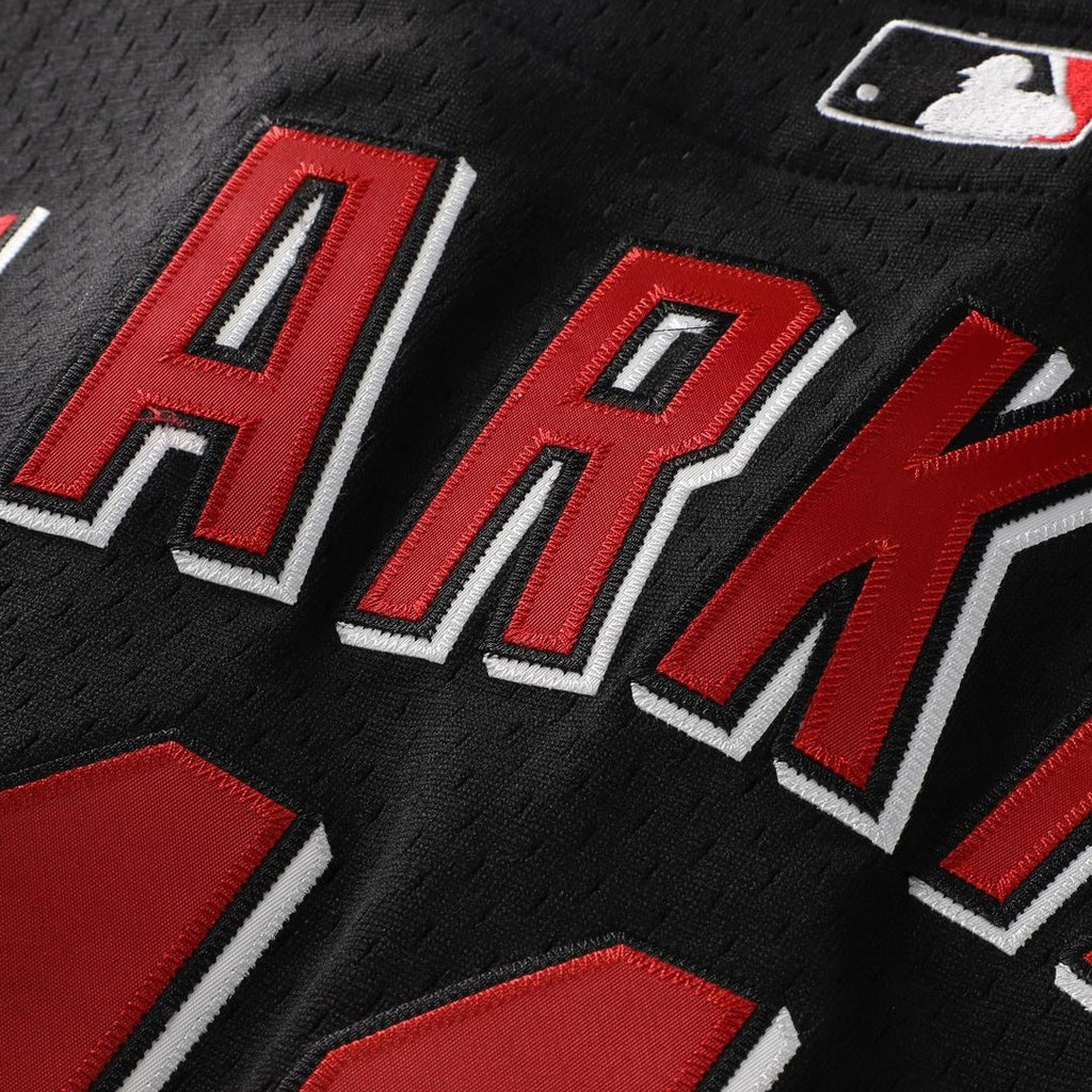 Barry Larkin Cincinnati Reds Cooperstown Collection Mesh Batting Practice Button - Up Jersey - Black
