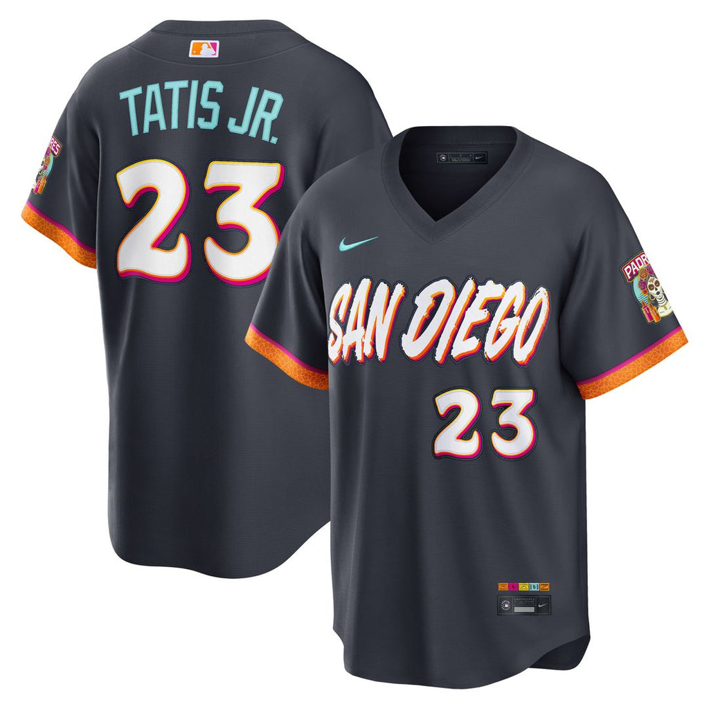 Fernando Tatis Jr. San Diego Padres 2026 City Connect Stadium Jersey - Obsidian