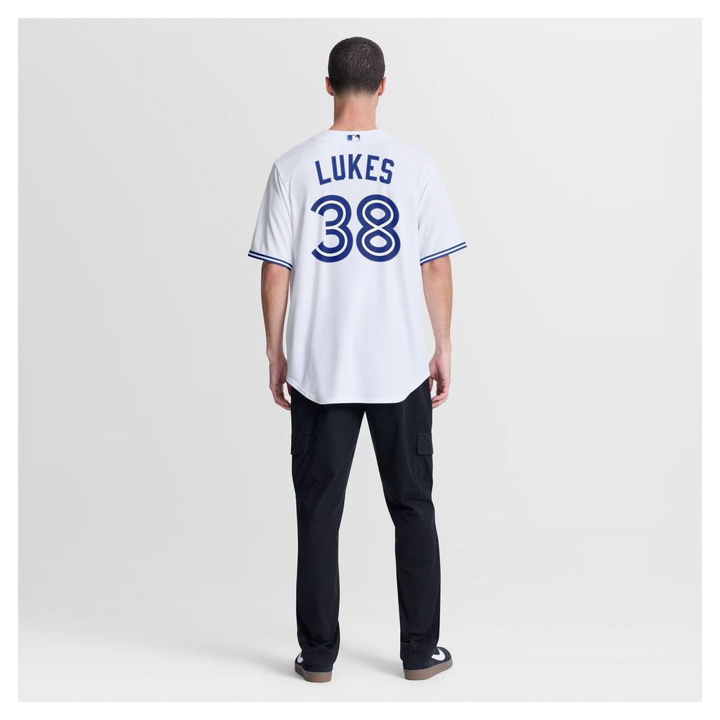 Nathan Lukes Toronto Blue Jays Home Replica Jersey - White