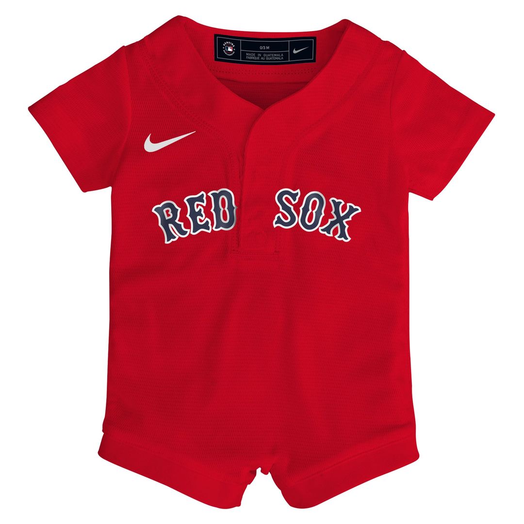 Boston Red Sox Newborn Alternate Replica Romper Jersey - Red