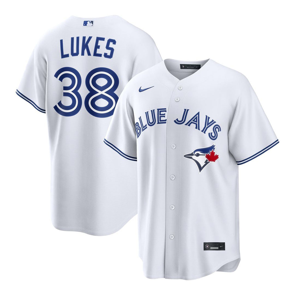 Nathan Lukes Toronto Blue Jays Home Replica Jersey - White