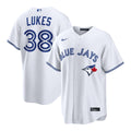Nathan Lukes Toronto Blue Jays Home Replica Jersey - White