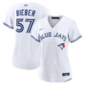 Shane Bieber Toronto Blue Jays Women's Home Replica Jersey - White