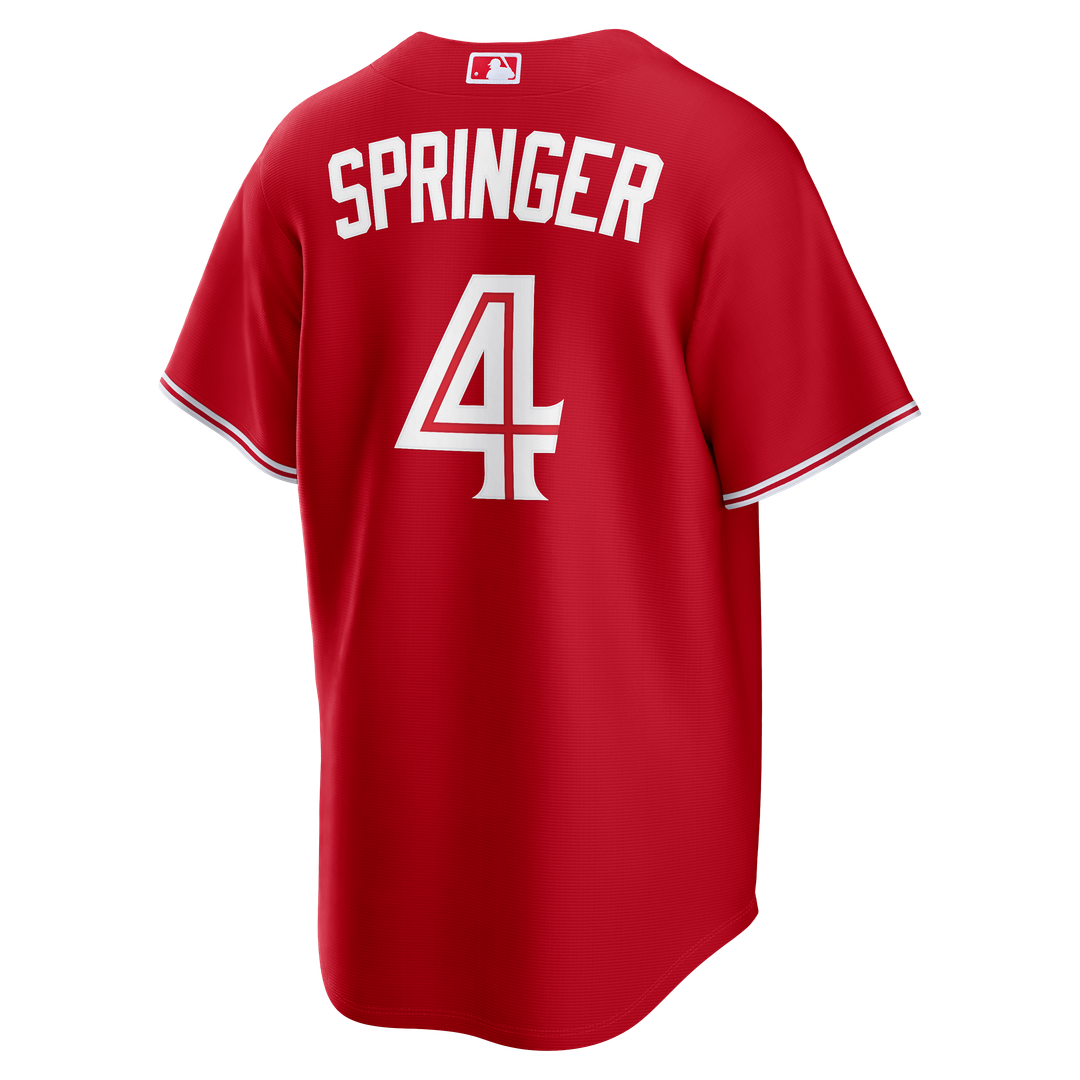 George Springer Toronto Blue Jays Canada Day Replica Jersey - Red