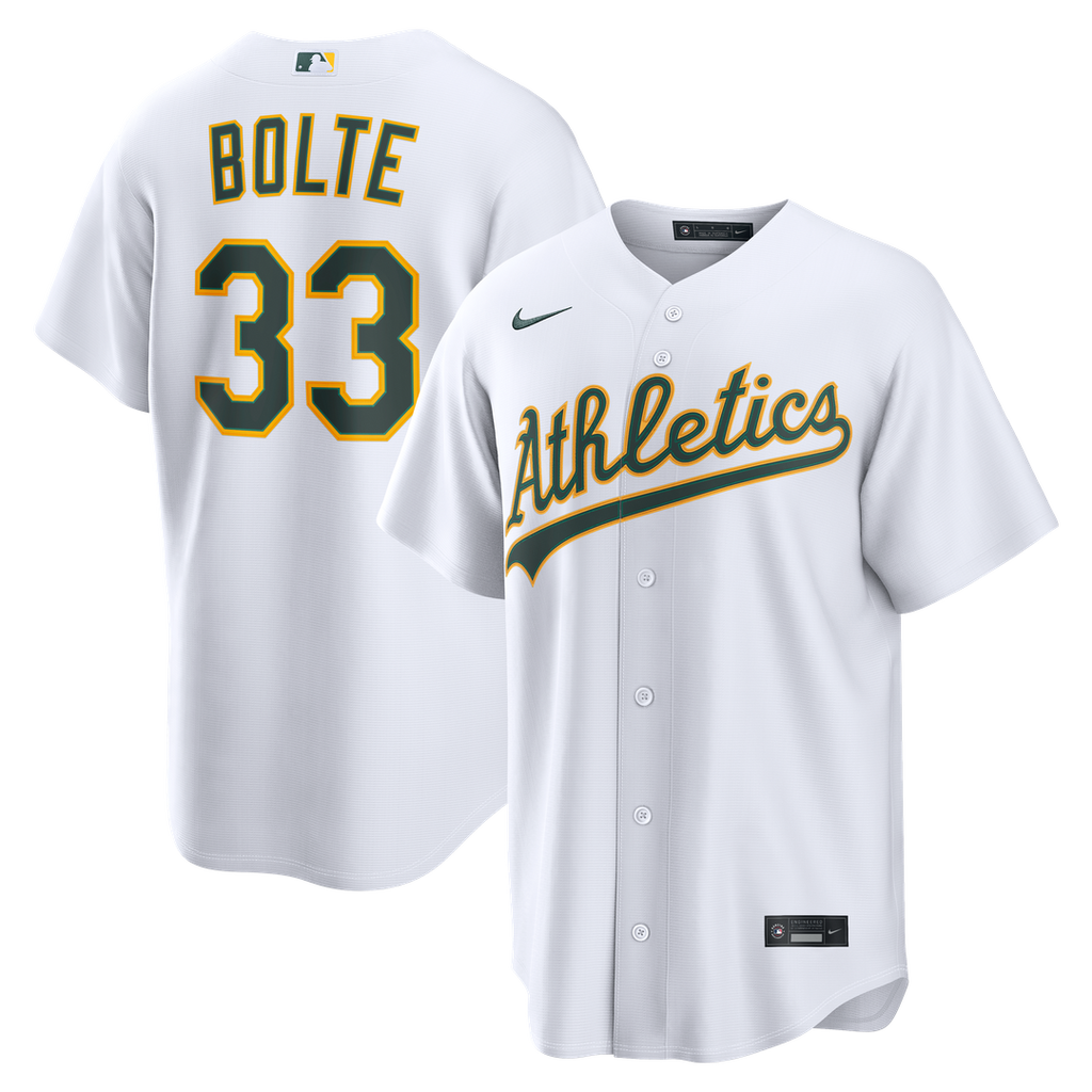 Henry Bolte Athletics Home Replica Jersey - White