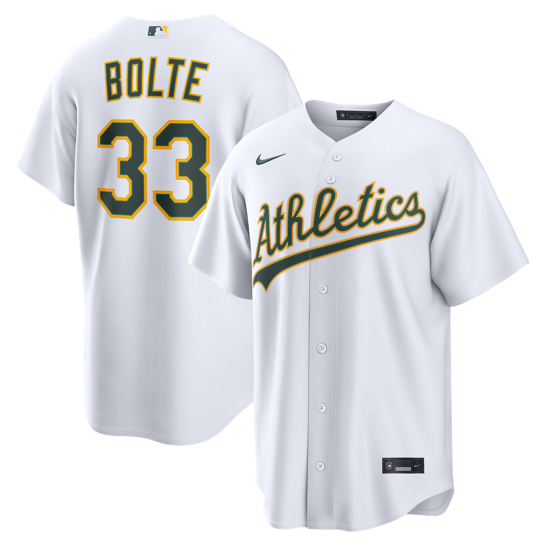 Henry Bolte Athletics Home Replica Jersey - White