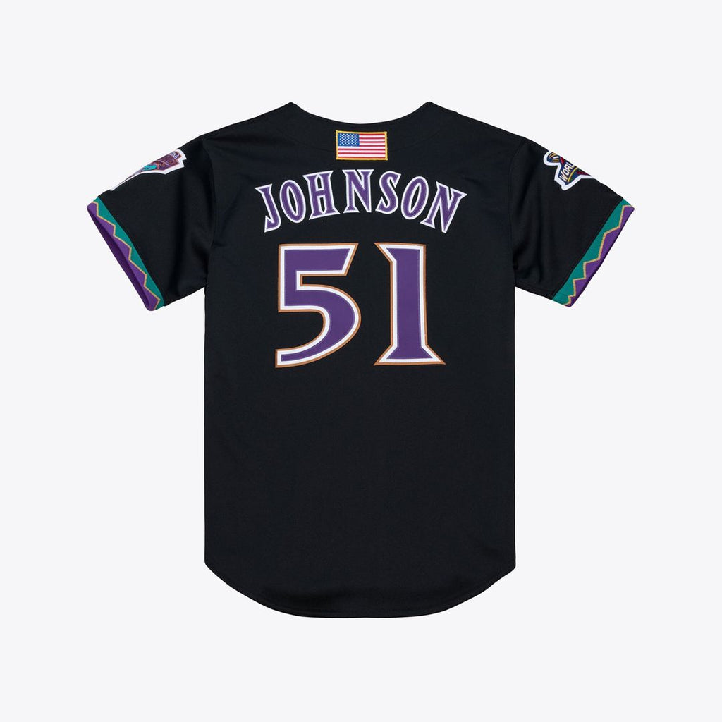 Randy Johnson Arizona Diamondbacks 2000 Throwback Authentic Jersey - Purple