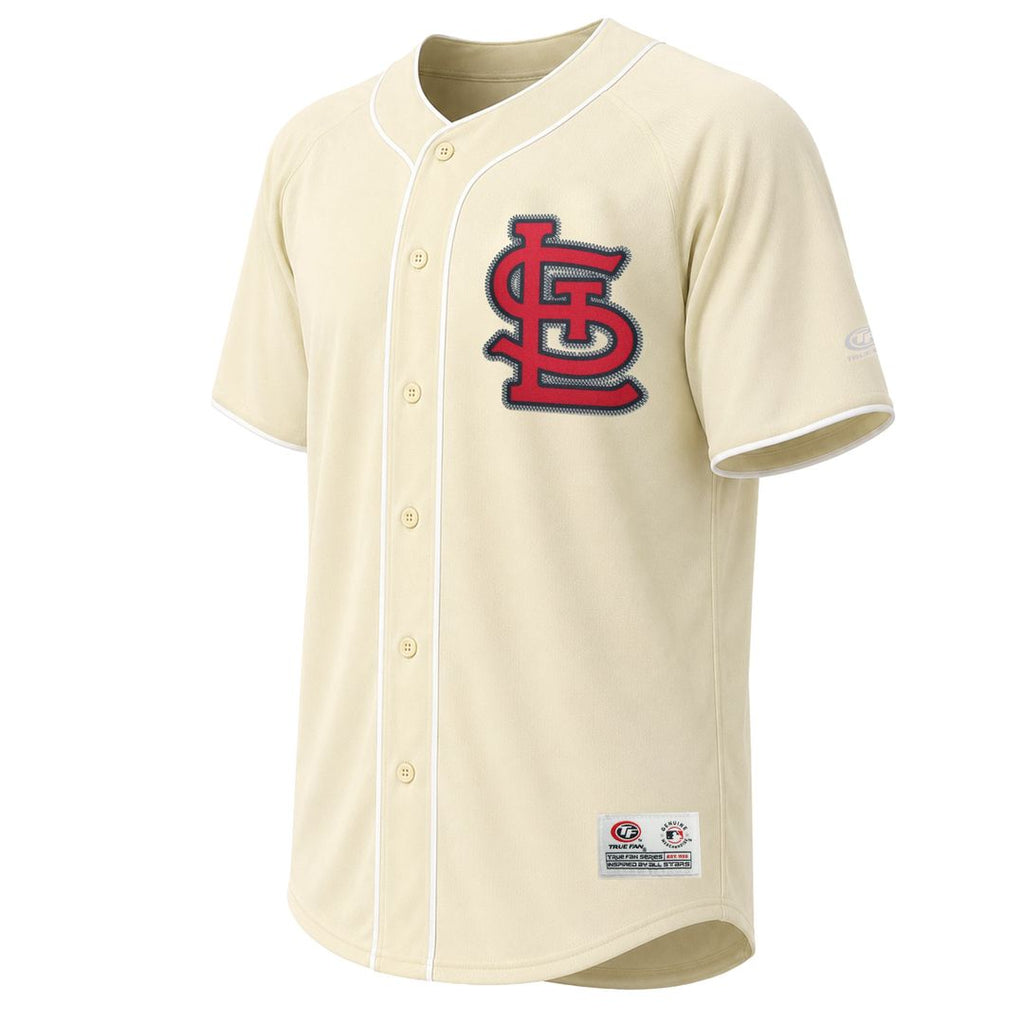 St. Louis Cardinals Stitches Fashion Jersey - Cream