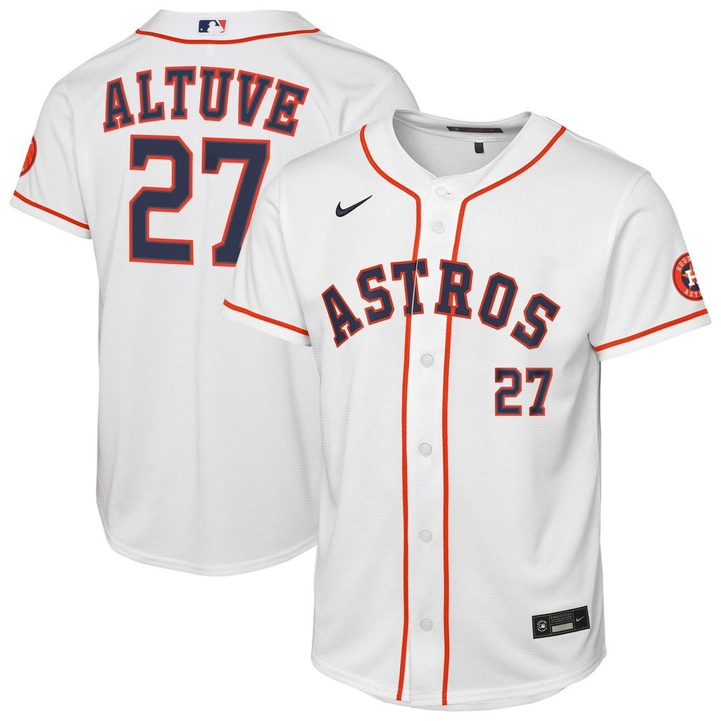 Jose Altuve Houston Astros Youth Home Stadium Jersey - White