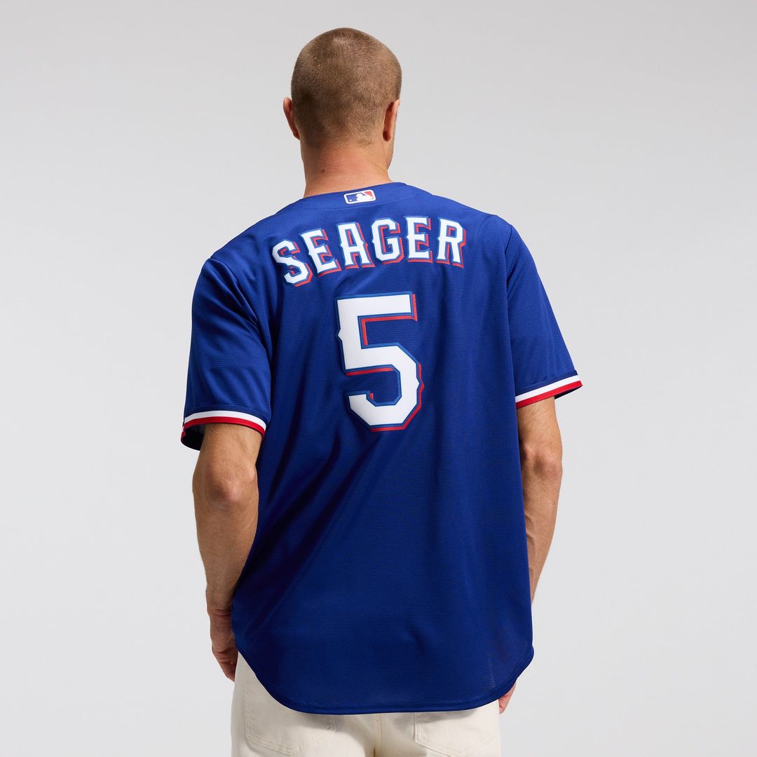 Corey Seager Texas Rangers Road Replica Jersey - Gray