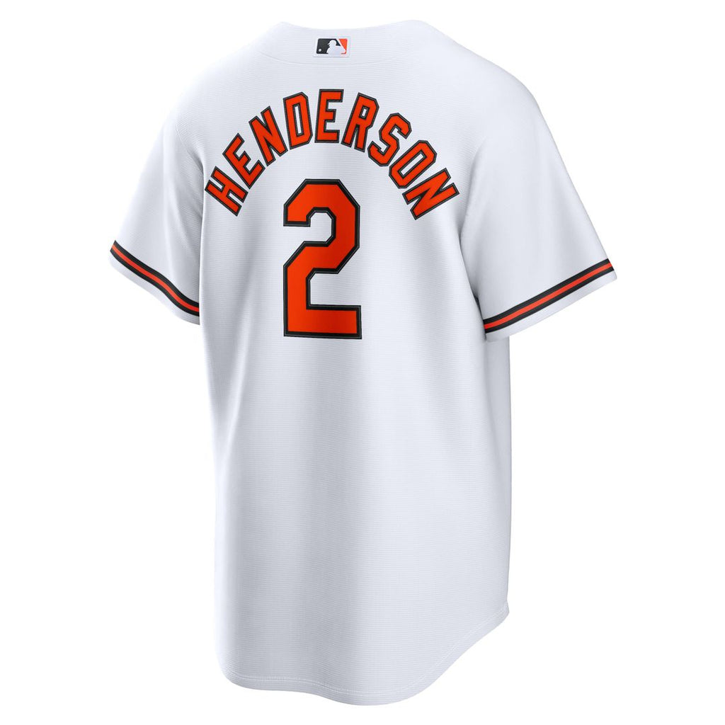 Gunnar Henderson Baltimore Orioles Home Replica Jersey - White