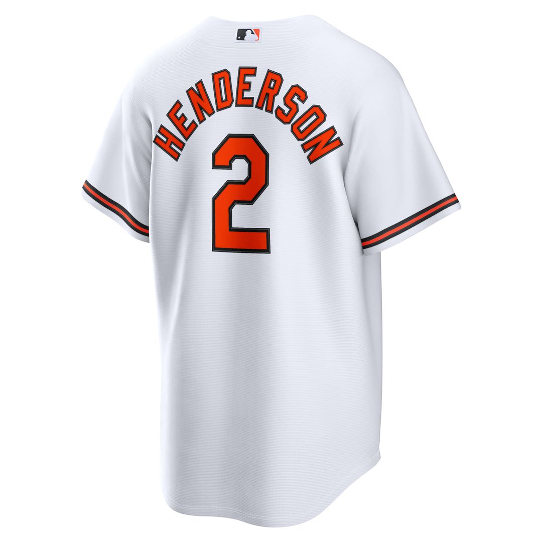 Gunnar Henderson Baltimore Orioles Home Replica Jersey - White