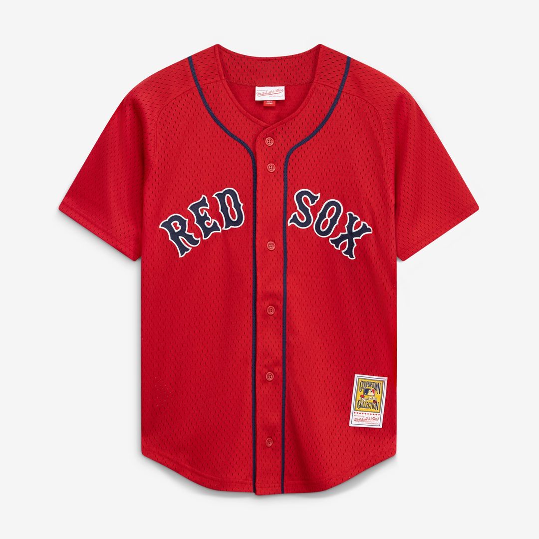 David Ortiz Boston Red Sox Toddler Cooperstown Collection Mesh Batting Practice Jersey - Red