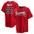 Austin Riley Atlanta Braves Alternate 2 Replica Jersey - Red