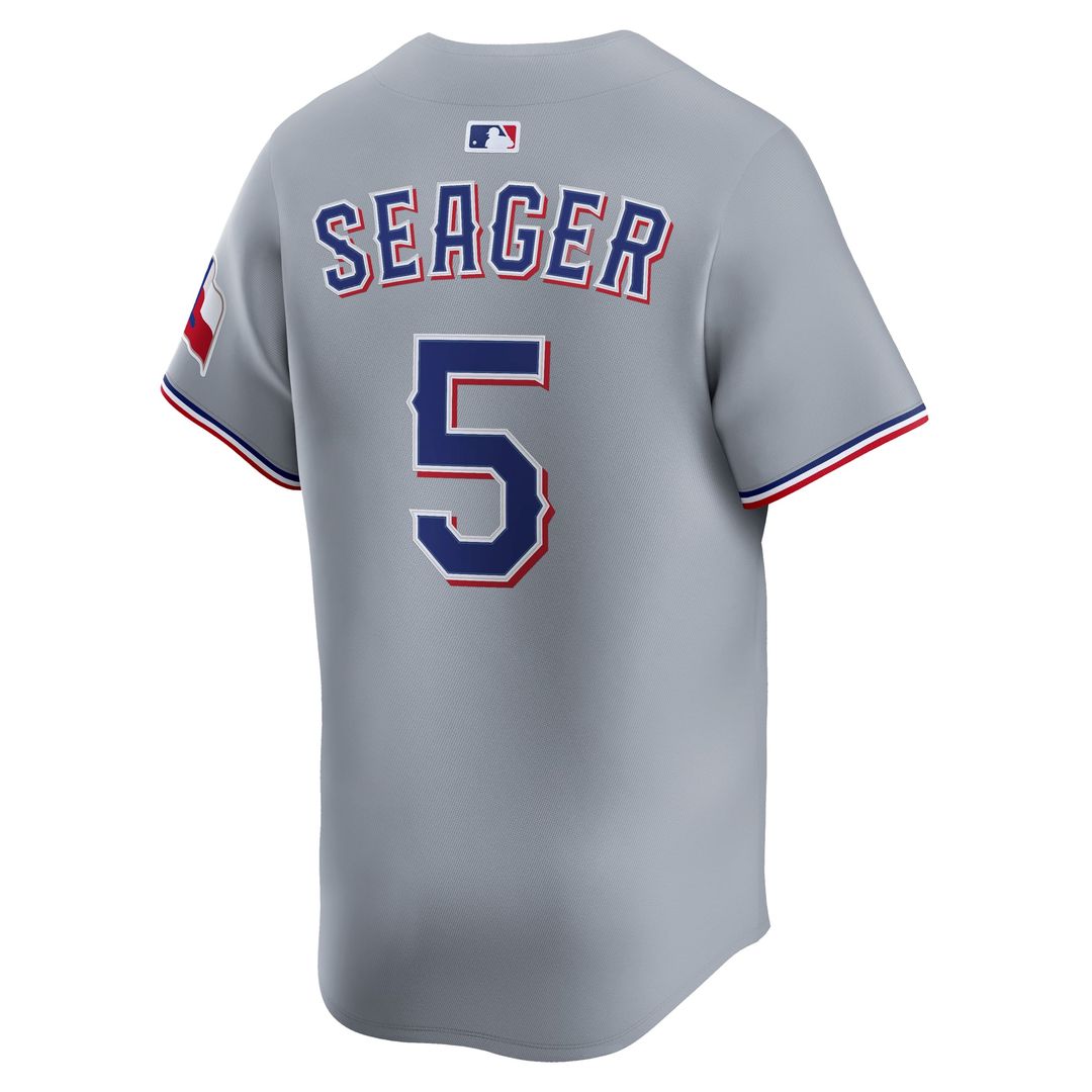 Corey Seager Texas Rangers Road Limited Jersey - Gray