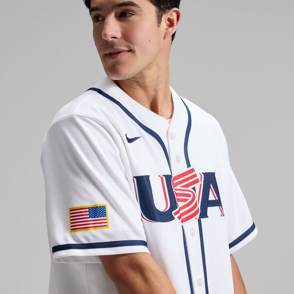 Aaron Judge USA Baseball 2026 World Baseball Classic Home Stadium Jersey - White