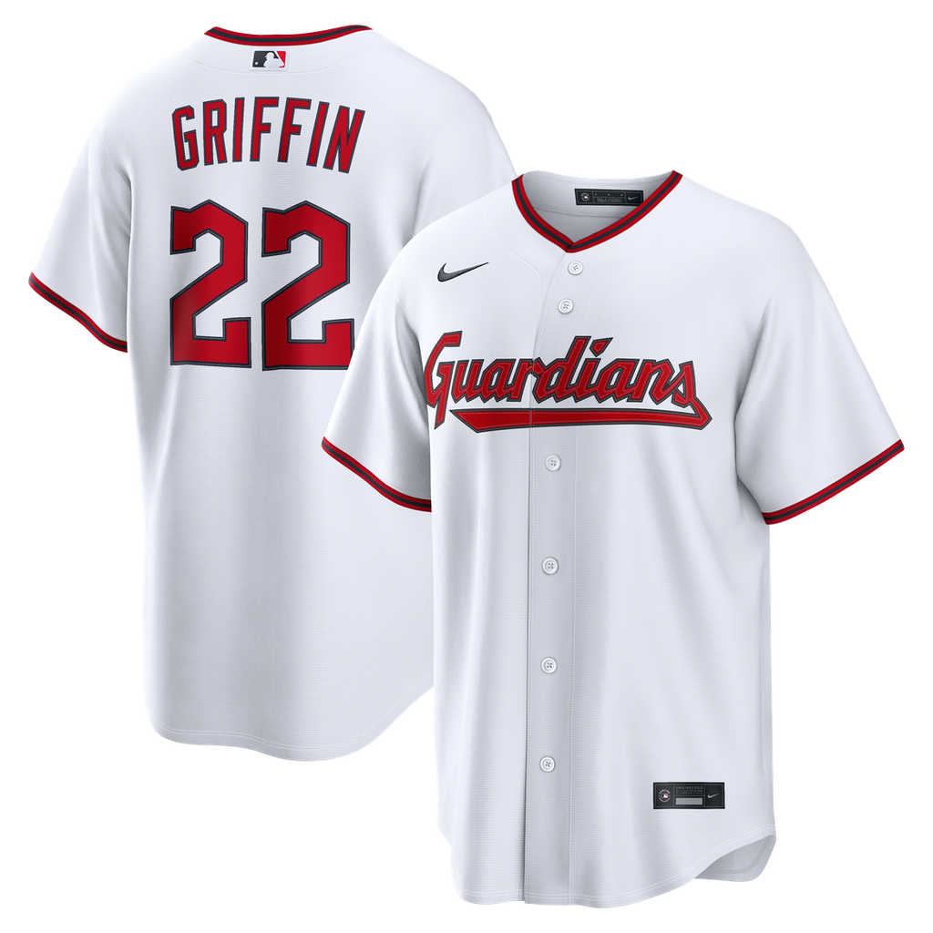 Foster Griffin Cleveland Guardians Home Replica Jersey - White