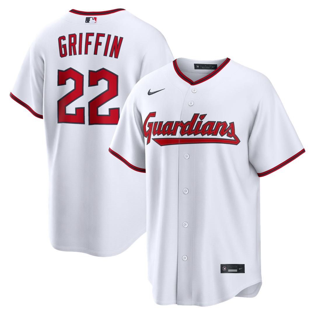 Foster Griffin Cleveland Guardians Home Replica Jersey - White