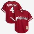 Lenny Dykstra Philadelphia Phillies Authentic Batting Practice Jersey - Scarlet