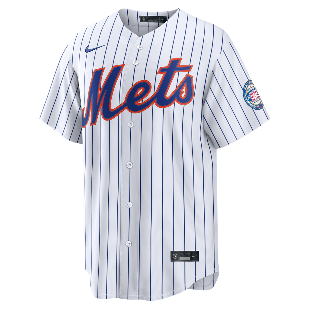 Carlos Beltran New York Mets Home Replica 2026 Hall of Fame Patch Jersey - White