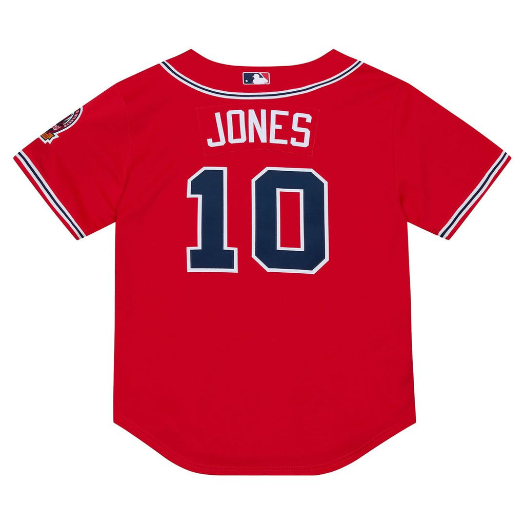 Chipper Jones Atlanta Braves 2006 Cooperstown Collection Authentic Jersey - Red