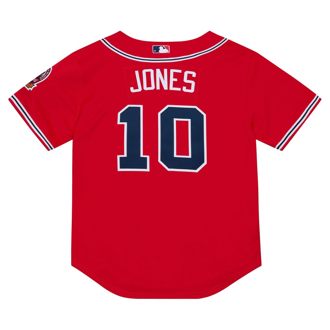 Chipper Jones Atlanta Braves 2006 Cooperstown Collection Authentic Jersey - Red