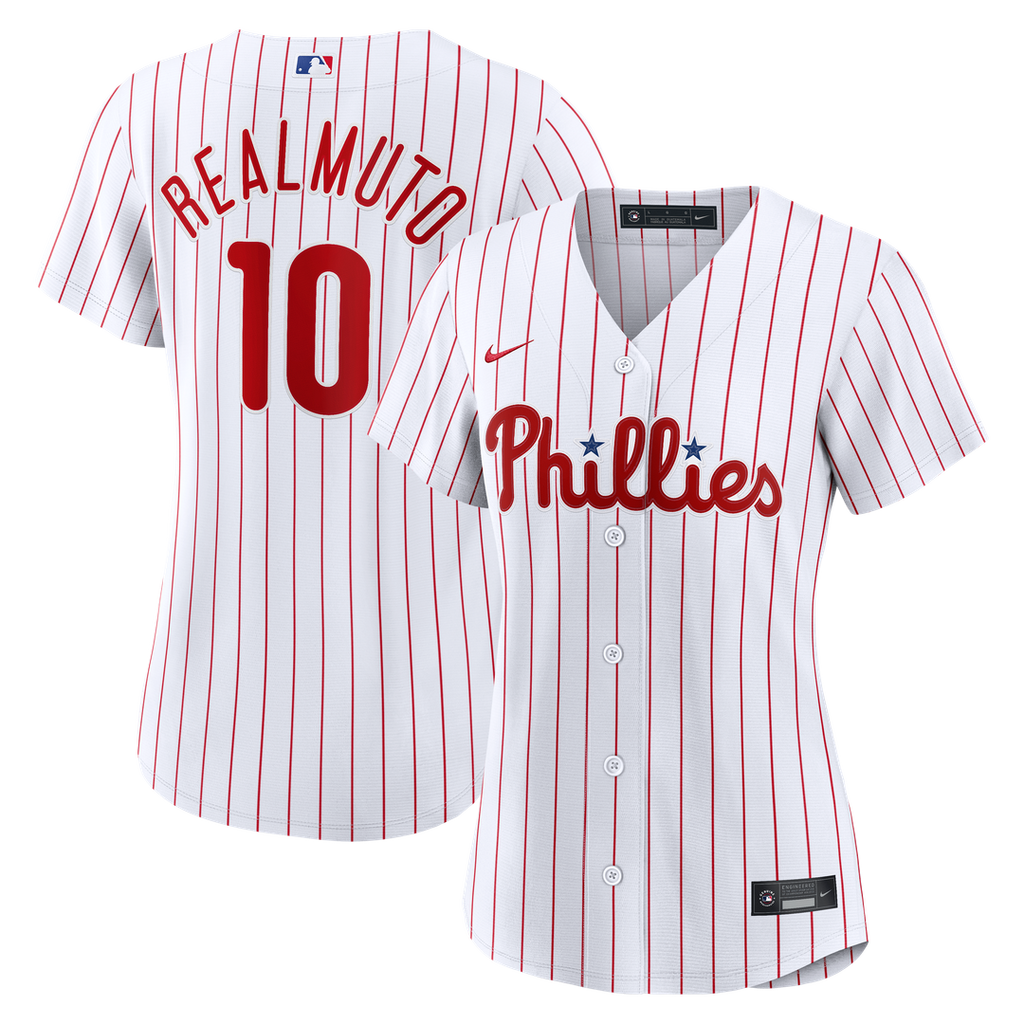 J.T. Realmuto Philadelphia Phillies Women's Home Replica Jersey - White