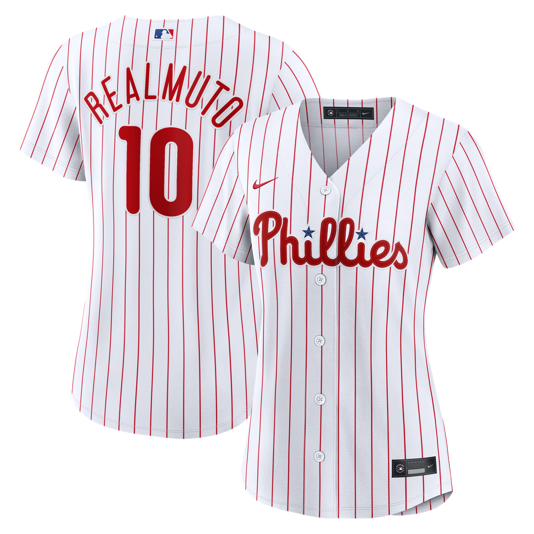 J.T. Realmuto Philadelphia Phillies Women's Home Replica Jersey - White