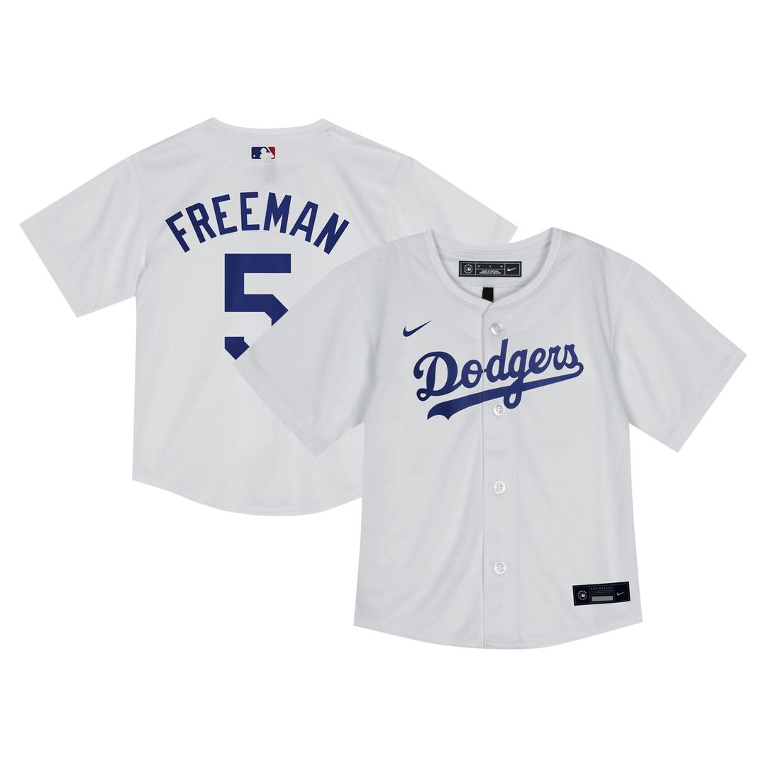 Freddie Freeman Los Angeles Dodgers Toddler Game Jersey - White