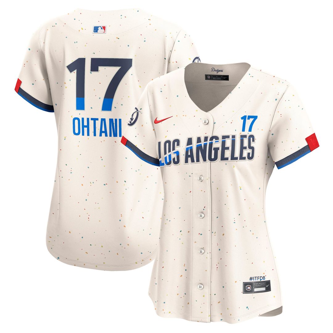Shohei Ohtani Los Angeles Dodgers Women's City Connect Limited Player Jersey - Cream