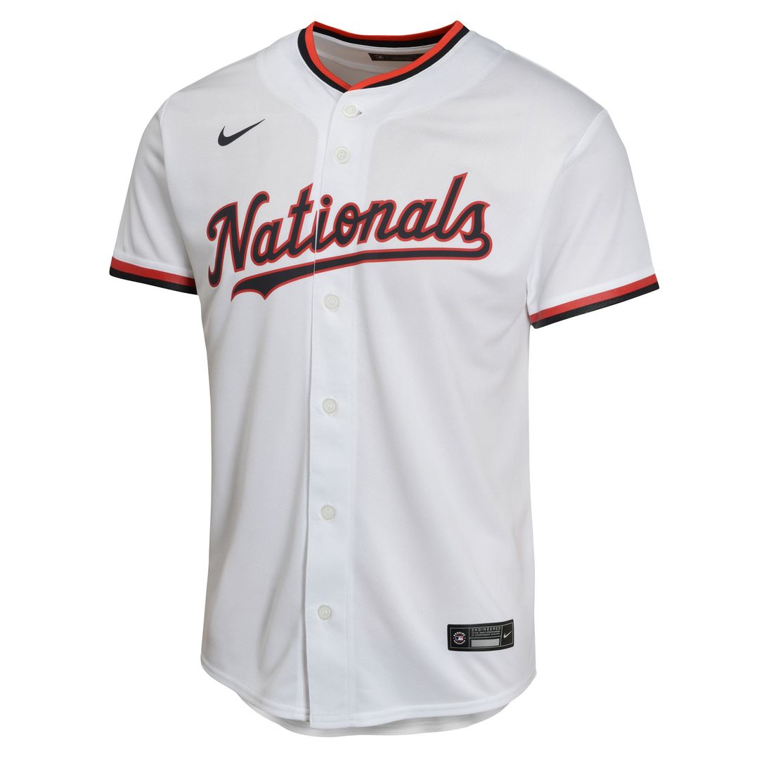 Dylan Crews Washington Nationals Youth Alternate Game Player Jersey - White