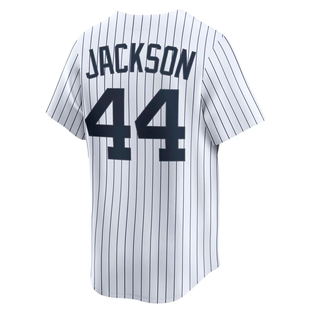 Reggie Jackson New York Yankees Throwback Cooperstown Collection Limited Jersey - White