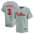 Bryce Harper Philadelphia Phillies Road Limited Player Jersey - Gray