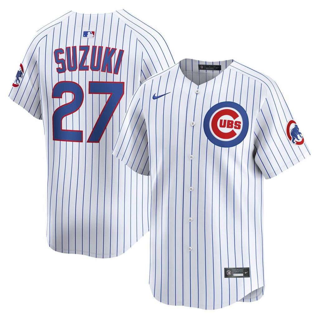 Seiya Suzuki Chicago Cubs Home Limited Player Jersey - White